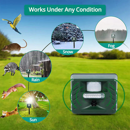 Woodpecker Ultrasonic Repeller — Humane Bird Deterrent