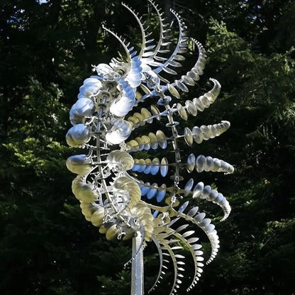 Metal Garden Windmill – Dual Motion Decorative Wind Spinner