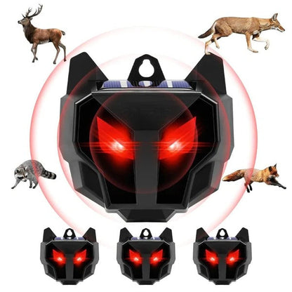 Solar-Powered Outdoor Nocturnal Animal Repeller (2-Pack)