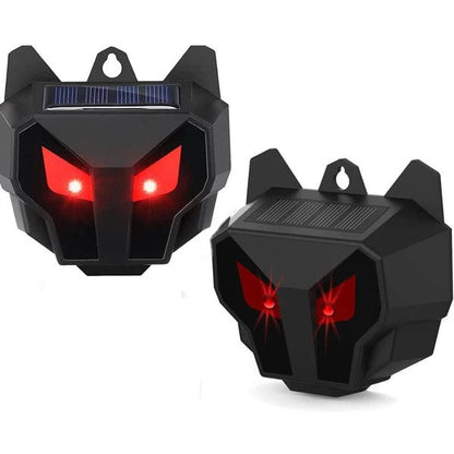Solar-Powered Outdoor Nocturnal Animal Repeller (2-Pack)