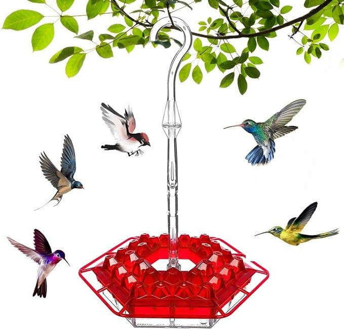 Ant-Proof Hummingbird Feeder — Hanging Outdoor Perch