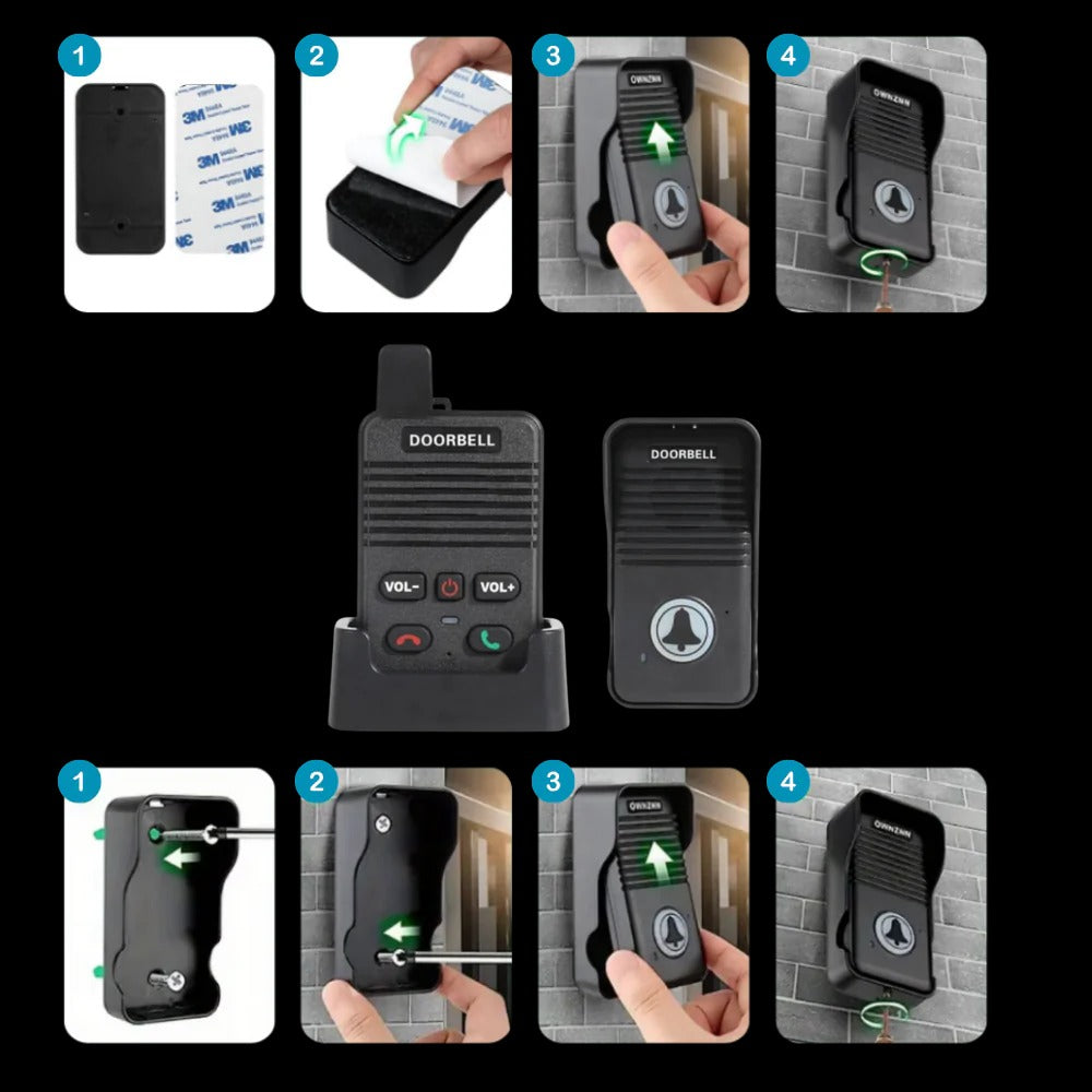 Advanced Communication Intercom Doorbell – Hands-Free Video Doorbell