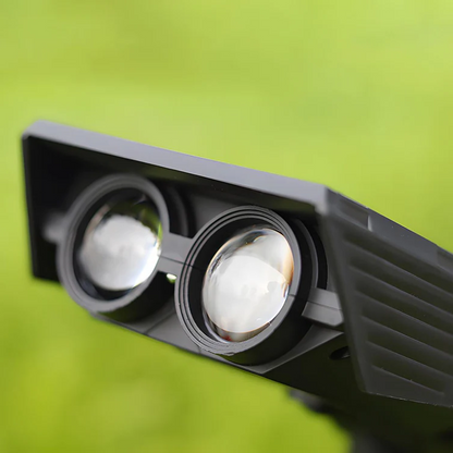 Waterproof LED Solar Multi-Zoom Spotlight – RGB Landscape Lighting