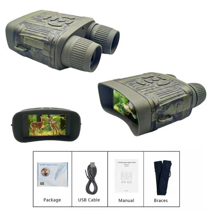 Night Vision Binoculars – 1000ft Long-Range Viewing