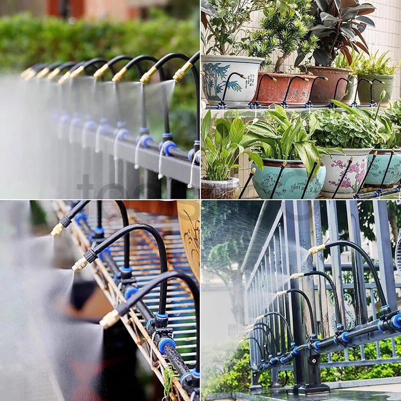 Drip Irrigation Kit with 360° Flexible Hose