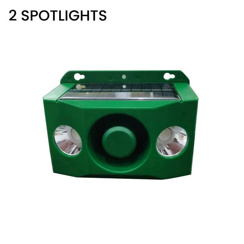Beast Repellent Solar Warning Lights — High-Volume Alarm