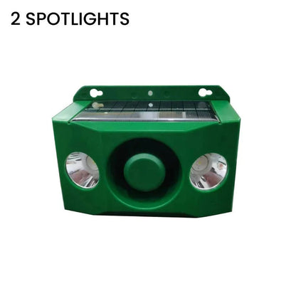 Beast Repellent Solar Warning Lights — High-Volume Alarm