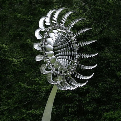 Metal Garden Windmill – Dual Motion Decorative Wind Spinner