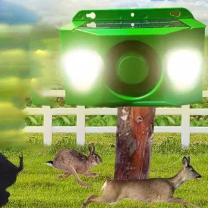 Beast Repellent Solar Warning Lights — High-Volume Alarm