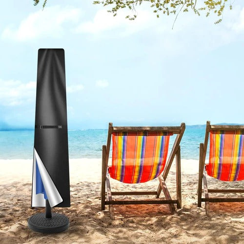 Waterproof Outdoor Parasol Cover with Telescopic Rod