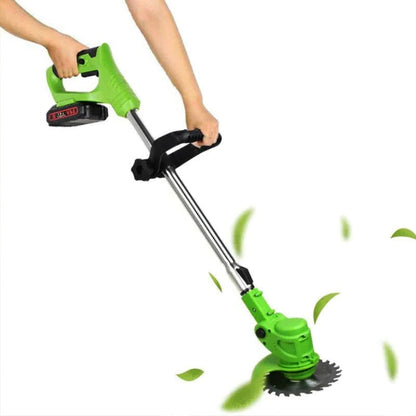 Cordless Battery-Operated Grass Trimmer — Powerful Electric Edging