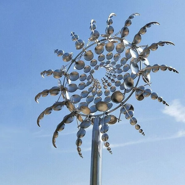 Metal Garden Windmill – Dual Motion Decorative Wind Spinner