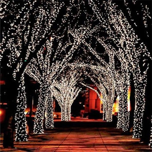 17-Meter Solar-Powered LED Fairy Lights String – 100 Lights