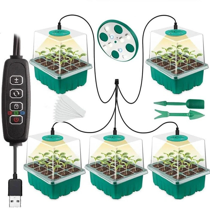 Nursery Pot with Grow Light — Plant Seed Starter Tray