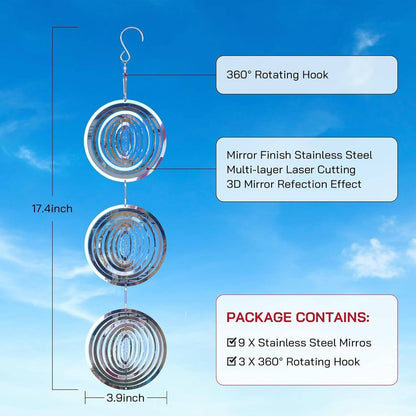 Outdoor Bird Deterrent Scare Device