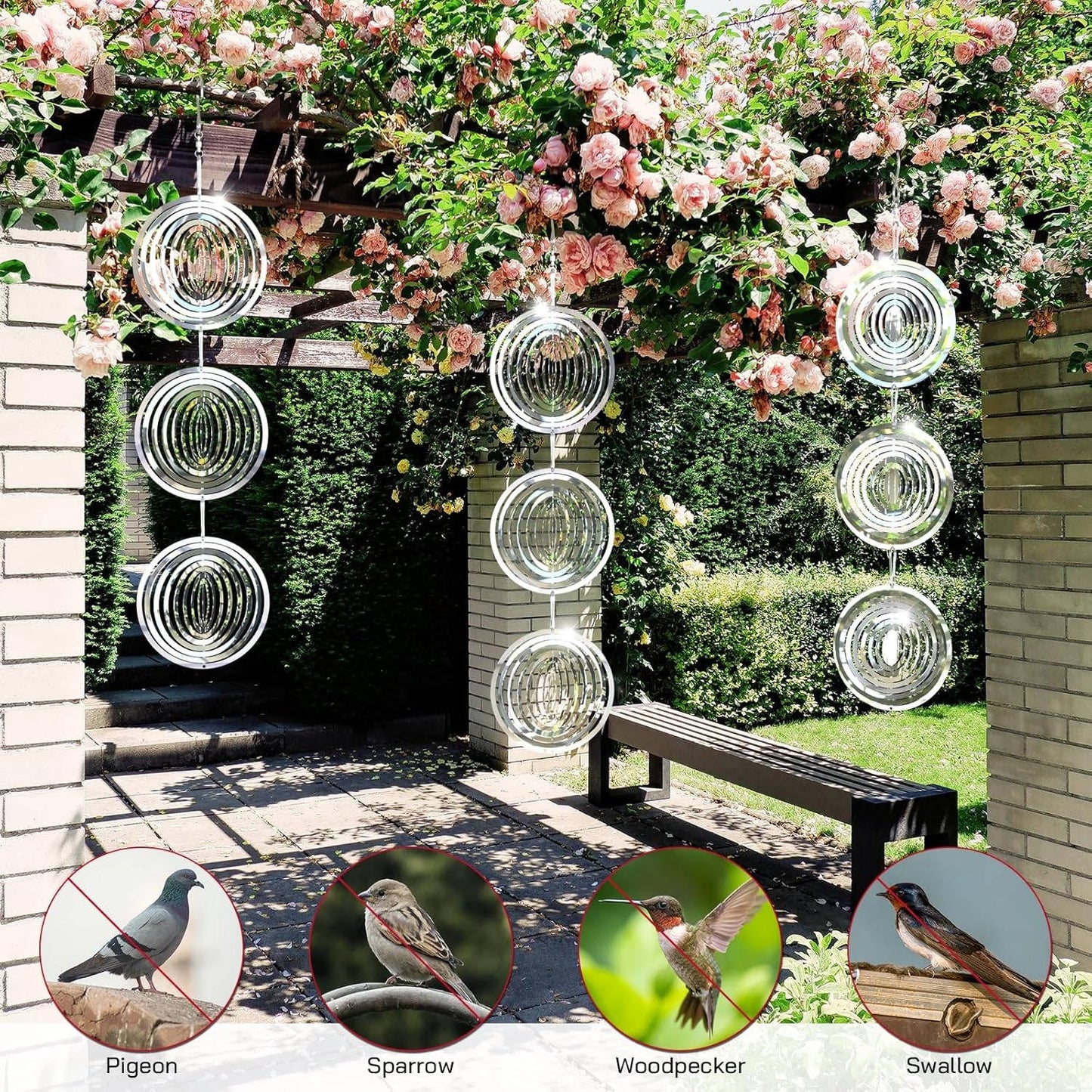 Outdoor Bird Deterrent Scare Device
