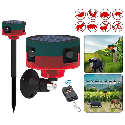360° Solar Animal Repeller – Bird, Boar, Rabbit & Deer Deterrent