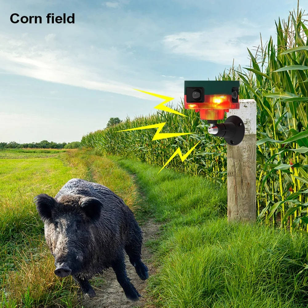 360° Solar Animal Repeller – Bird, Boar, Rabbit & Deer Deterrent