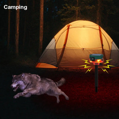 360° Solar Animal Repeller – Bird, Boar, Rabbit & Deer Deterrent