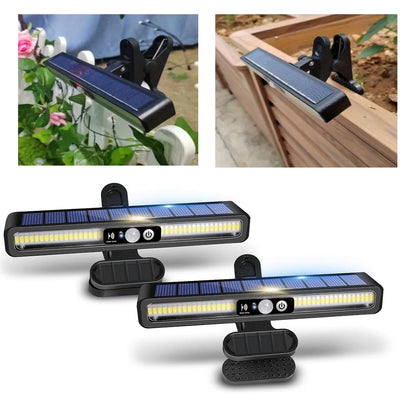 2-Set Portable Solar Fence Lights