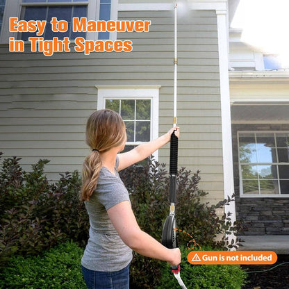 4000 PSI Telescoping Power Washer Extension Wand — Gutter &amp; Roof Cleaner