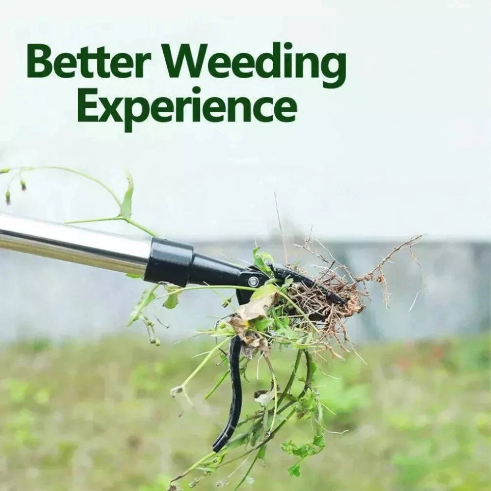 Stand-Up Weed Puller Tool — No-Bend Garden Weeder