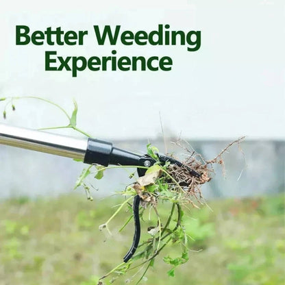 Stand-Up Weed Puller Tool — No-Bend Garden Weeder