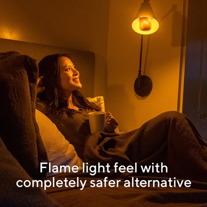 LED Flame Effect Light Bulb – Realistic Flickering Flame Light