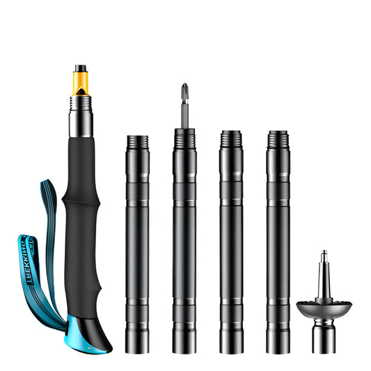 Multi-Functional Tactical Trekking Pole – Survival Hiking Stick
