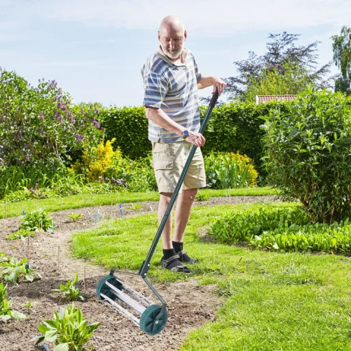 Heavy-Duty Manual Lawn Spike Soil Aerator