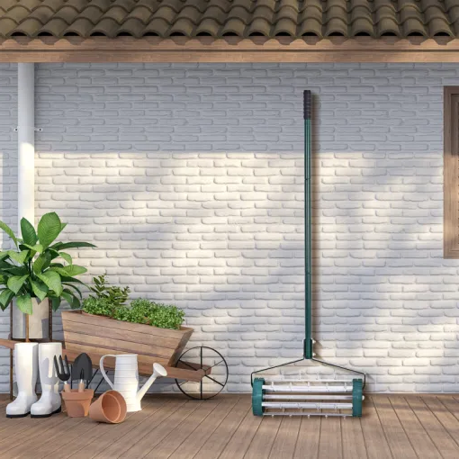 Heavy-Duty Manual Lawn Spike Soil Aerator