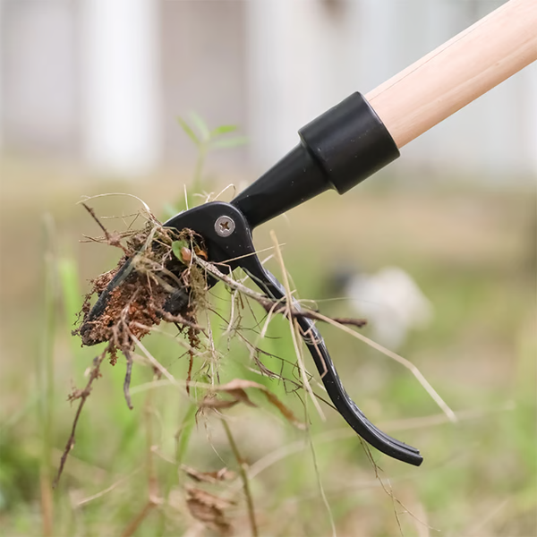 Standing Weed Puller – Stainless Steel Bend-Free Weeder