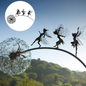 Fairy Steel Garden Sculptures — Whimsical Yard Art