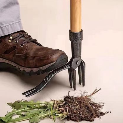 Standing Weed Puller – Stainless Steel Bend-Free Weeder