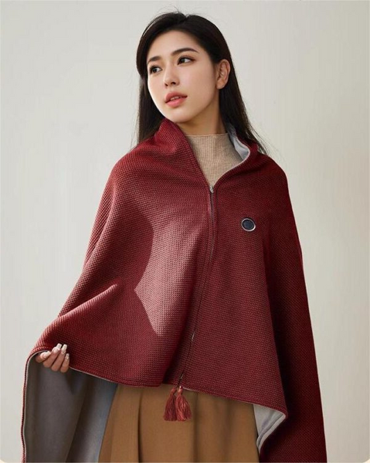 Portable Heated Shawl — Cozy Wearable Warmth