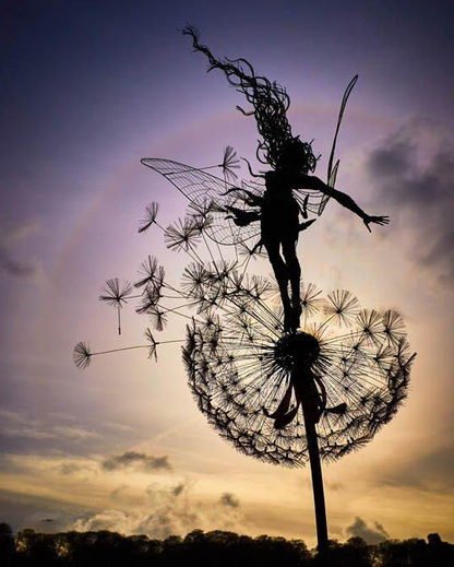 Whimsical Fairy Garden Decoration Set — Wonderland Yard Sculptures