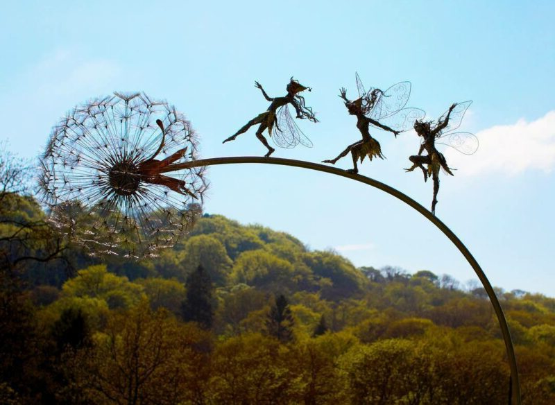 Whimsical Fairy Garden Decoration Set — Wonderland Yard Sculptures
