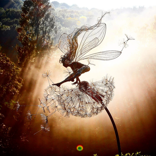 Whimsical Fairy Garden Decoration Set — Wonderland Yard Sculptures