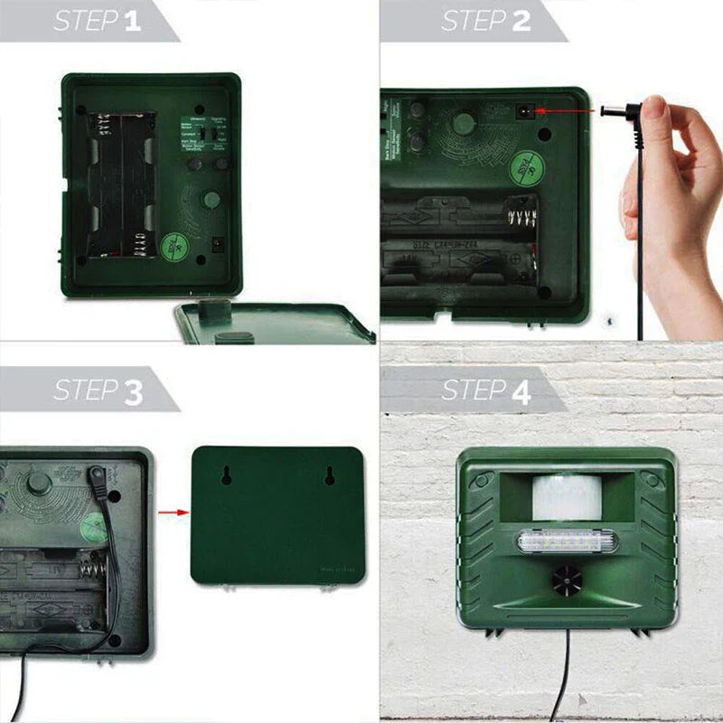 Woodpecker Ultrasonic Repeller — Humane Bird Deterrent