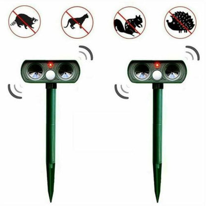 Infrared Solar Animal Pest Repeller — Waterproof Outdoor Deterrent