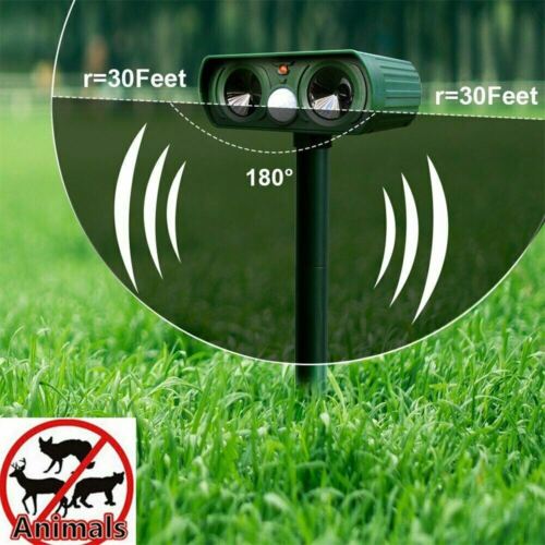 Infrared Solar Animal Pest Repeller — Waterproof Outdoor Deterrent