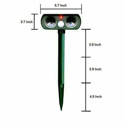 Infrared Solar Animal Pest Repeller — Waterproof Outdoor Deterrent