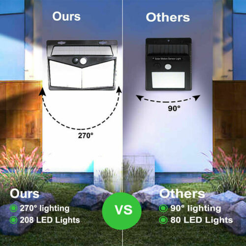 Outdoor Solar Security Light — Motion-Activated