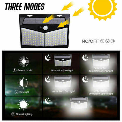 Outdoor Solar Security Light — Motion-Activated