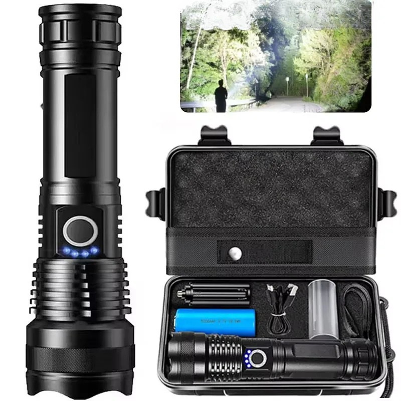 High Lumen Rechargeable Flashlight – Ultra-Bright Outdoor Torch